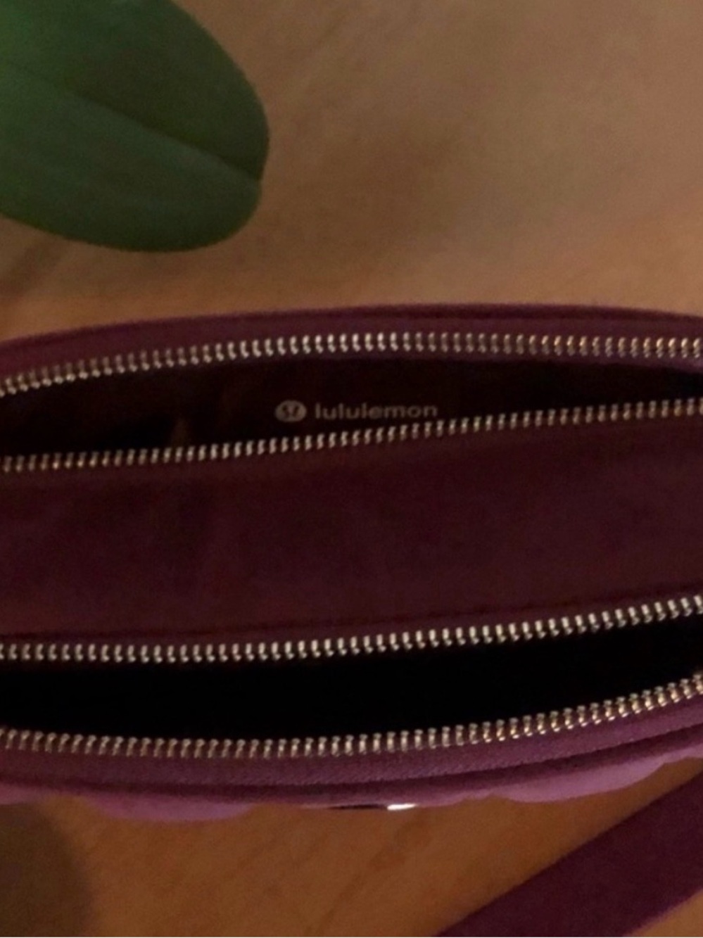 lululemon Athletica Quilted Berry Crossbody with Gold Hardware - Picture 4 of 6